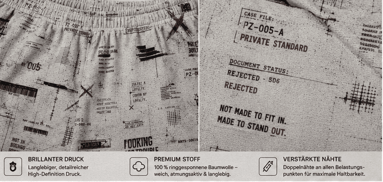 OS-003 | PRIVATE STANDARD SHORTS - PAINZONE Streetwear