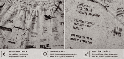 OS-003 | PRIVATE STANDARD SHORTS - PAINZONE Streetwear
