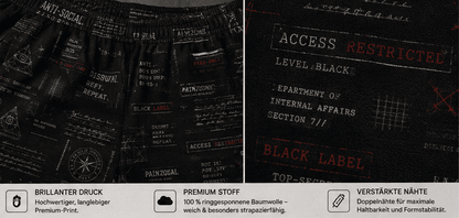 OS-006 | BLACK LABEL AOP SHIRT - PAINZONE Streetwear