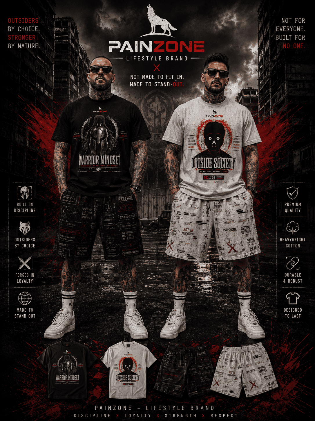 OS-006 | BLACK LABEL AOP SHIRT - PAINZONE Streetwear