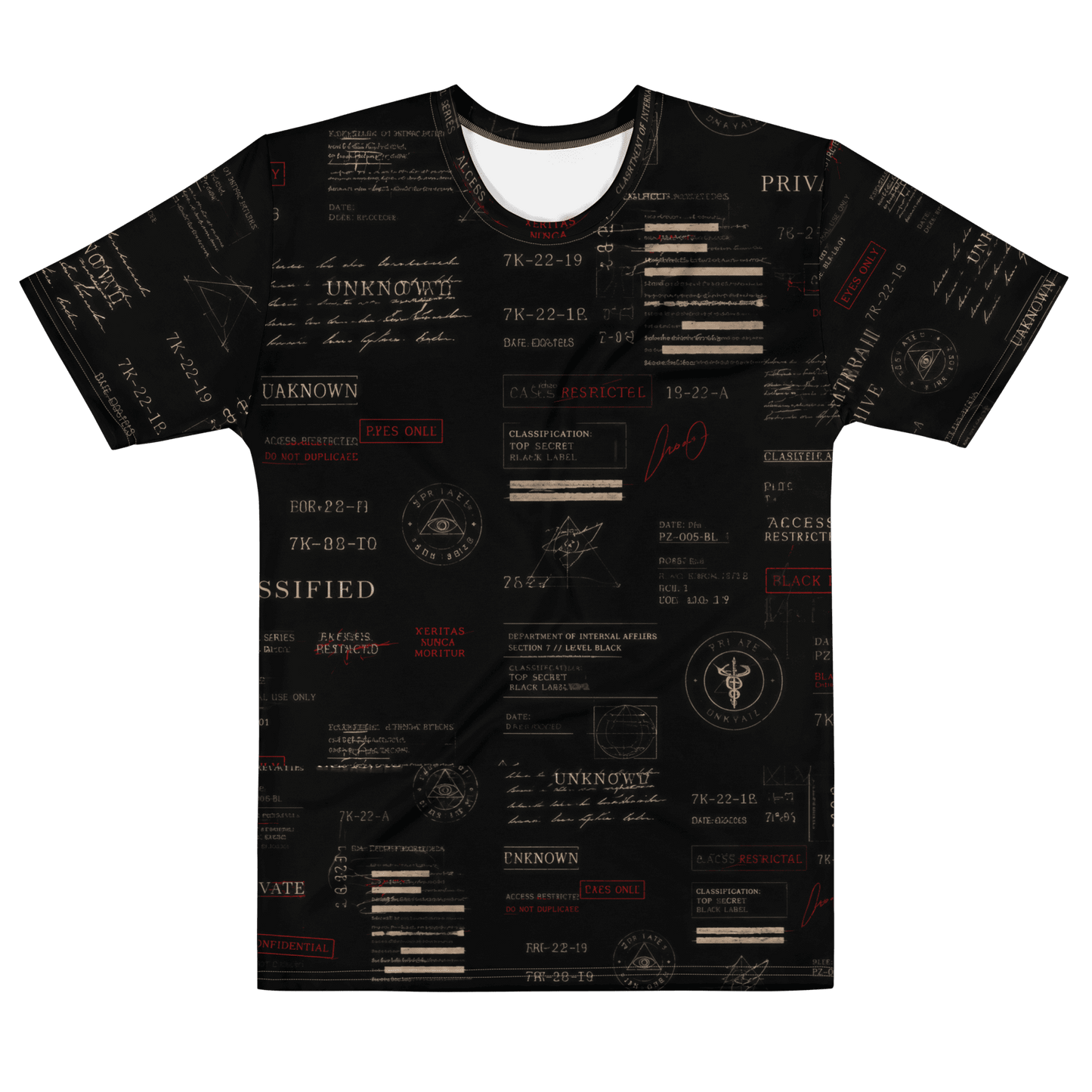 PAINZONE OUTSIDE SOCIETY // FORBIDDEN CODE T-SHIRT — BLACK ARCHIVE