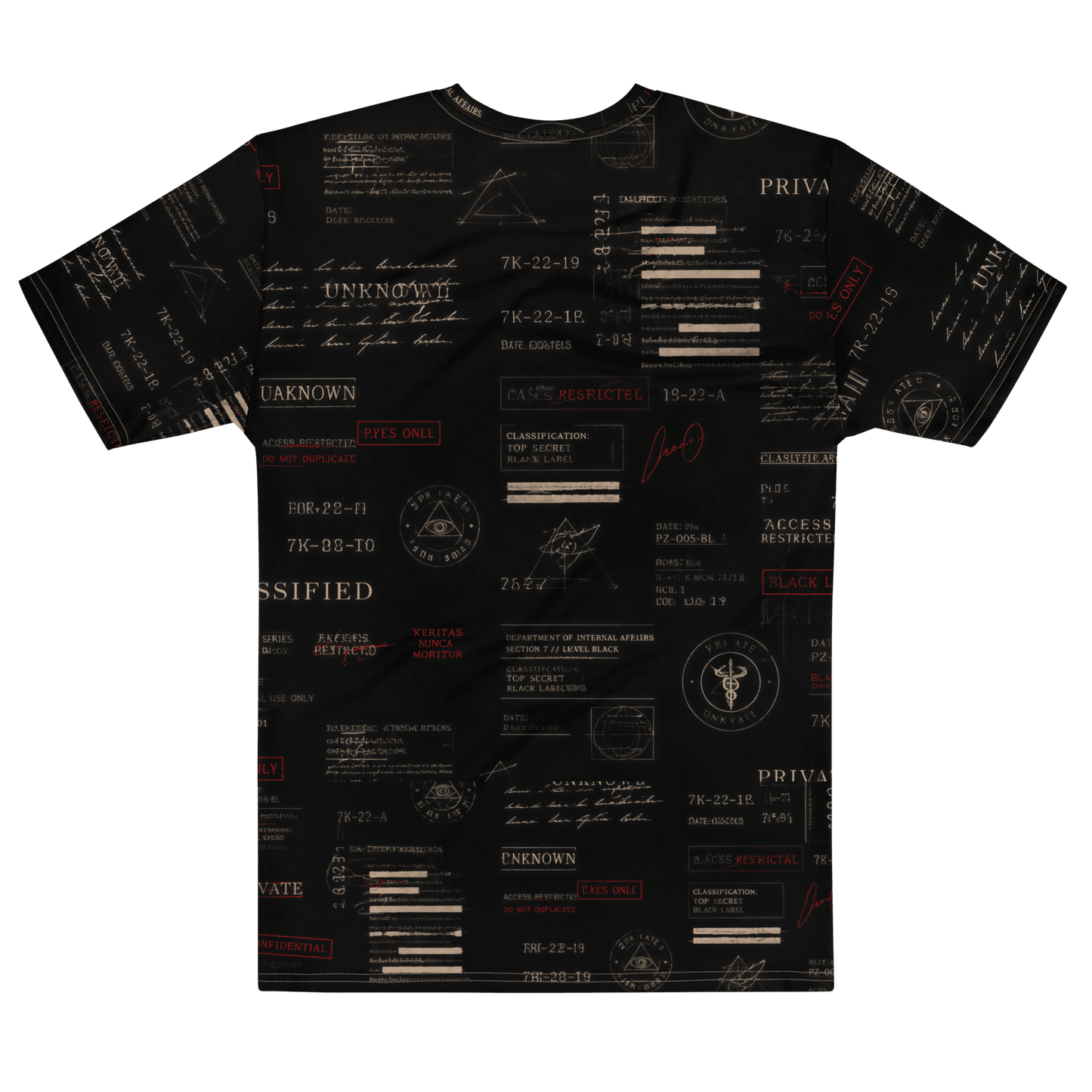 PAINZONE OUTSIDE SOCIETY // FORBIDDEN CODE T-SHIRT — BLACK ARCHIVE
