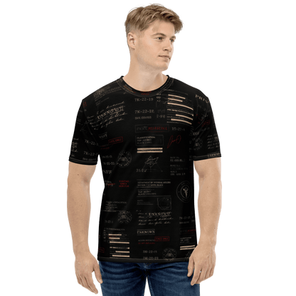PAINZONE OUTSIDE SOCIETY // FORBIDDEN CODE T-SHIRT — BLACK ARCHIVE
