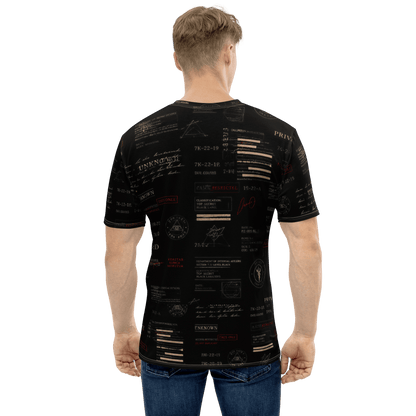 PAINZONE OUTSIDE SOCIETY // FORBIDDEN CODE T-SHIRT — BLACK ARCHIVE
