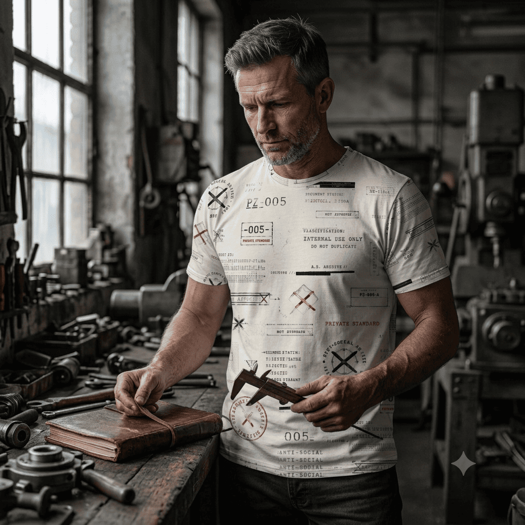 OUTSIDE SOCIETY 002 // WHITE ARCHIVE TEE
