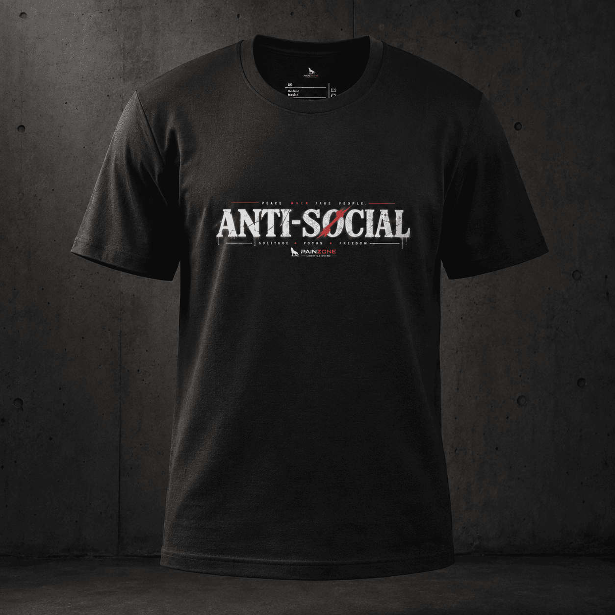 P5-001 | ANTI-SOCIAL SHIRT - PAINZONE Streetwear