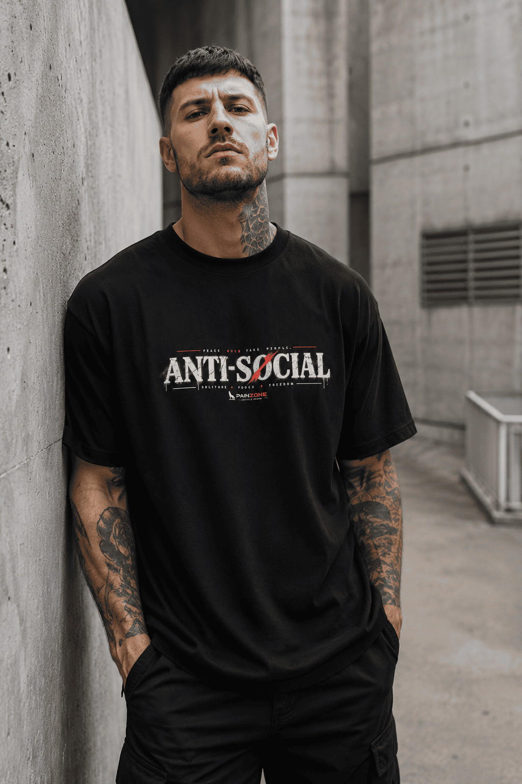 P5-001 | ANTI-SOCIAL SHIRT - PAINZONE Streetwear