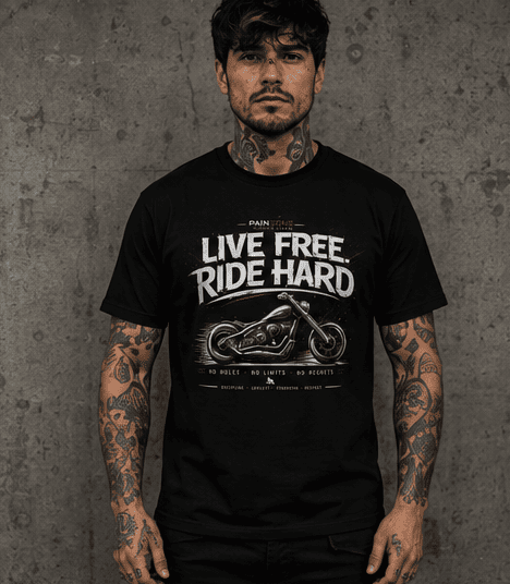 PROTOCOL NO. 5 002 // LIVE FREE RIDE HARD TEE