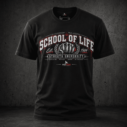 P5-005 | SCHOOL OF LIFE SHIRT - PAINZONE Streetwear
