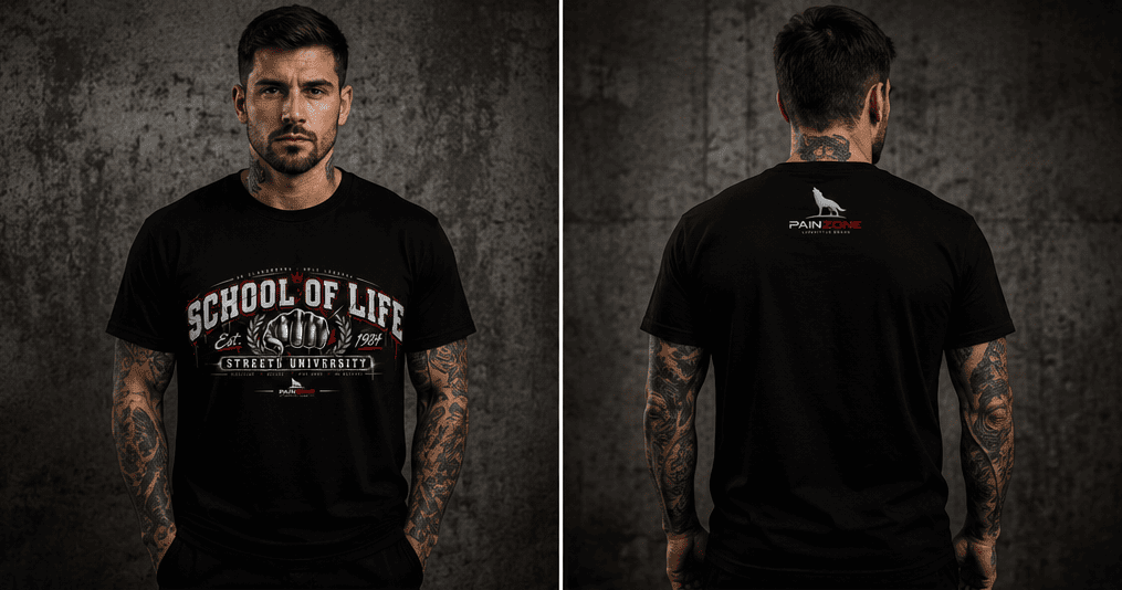 P5-005 | SCHOOL OF LIFE SHIRT - PAINZONE Streetwear