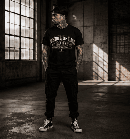 P5-005 | SCHOOL OF LIFE SHIRT - PAINZONE Streetwear