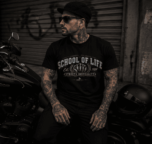 P5-005 | SCHOOL OF LIFE SHIRT - PAINZONE Streetwear