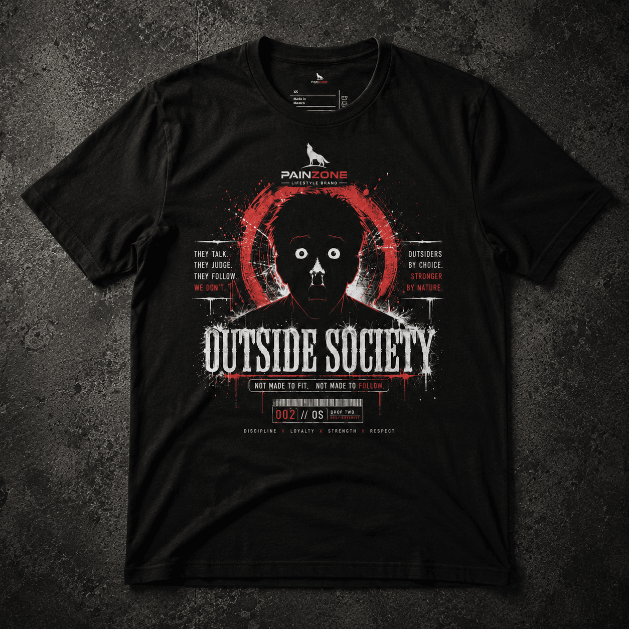 OS-001 | OUTSIDE SOCIETY SHIRT - PAINZONE™ Streetwear