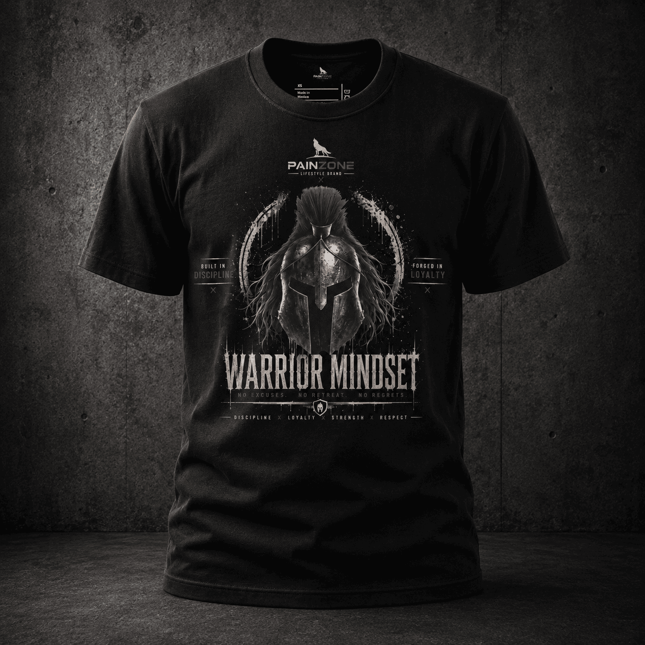 OS-002 | T-SHIRT WARRIOR MINDSET - PAINZONE Streetwear