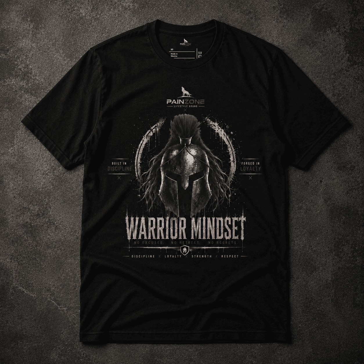 OS-002 | T-SHIRT WARRIOR MINDSET - PAINZONE Streetwear