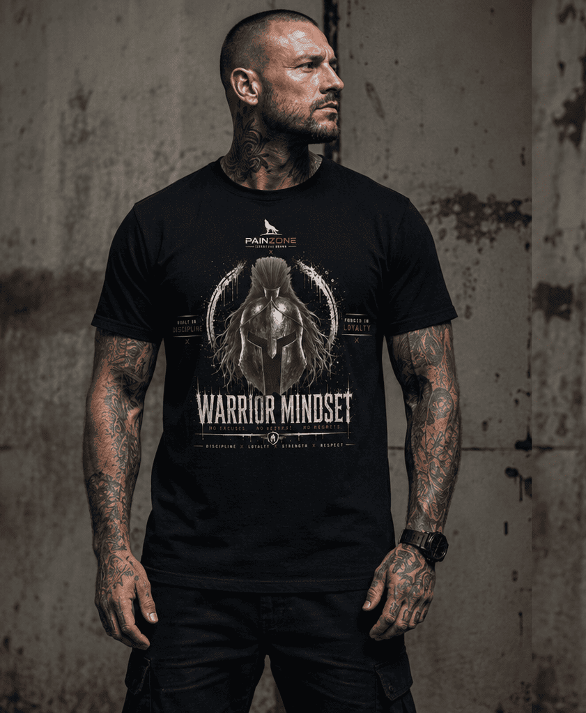 OS-002 | T-SHIRT WARRIOR MINDSET - PAINZONE Streetwear