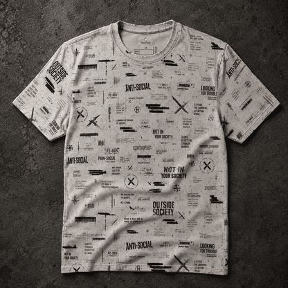 OS-005 | CHEMISE AOP STANDARD PRIVÉE - Streetwear PAINZONE™