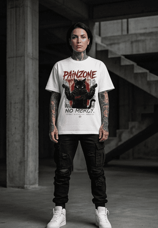 EC-004 | NO MERCY WOMEN'S SHIRT - Streetwear PAINZONE™