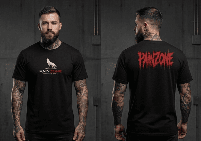 EC-005 | SIGNATURE BACKPRINT SHIRT - PAINZONE™ Streetwear