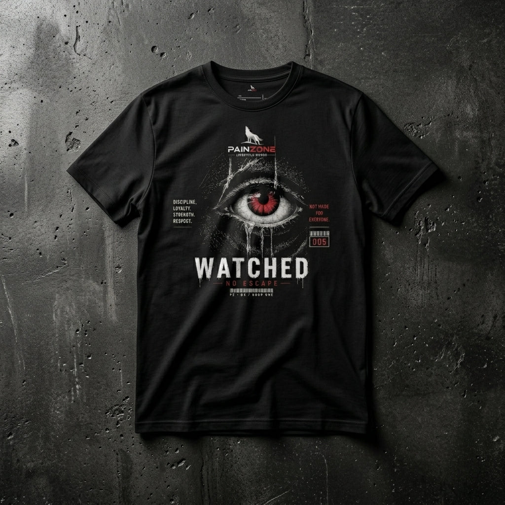EC-007 |  WATCHED SHIRT - PAINZONE™ Streetwear