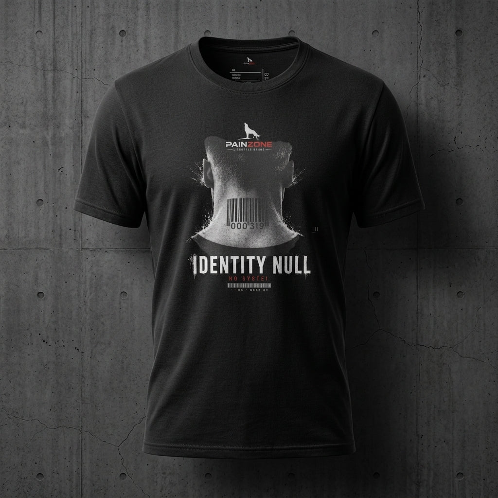 EC-008 | IDENTITY NULL SHIRT - PAINZONE™ Streetwear